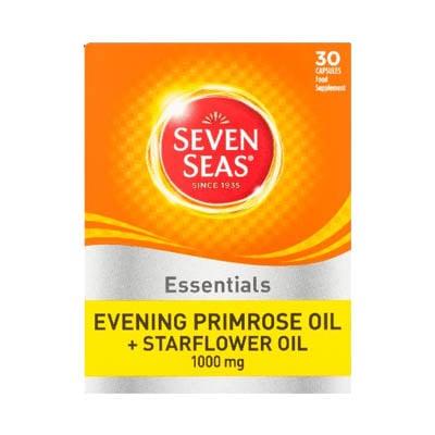 Seven Seas Evening Primrose Oil & Starflower Oil 1000mg Capsules 30s