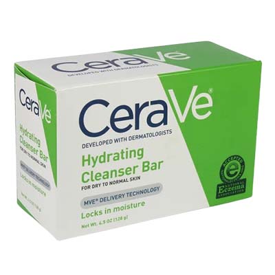 CeraVe Hydrating Cleanser Bar Soap 128g (U.S.A)