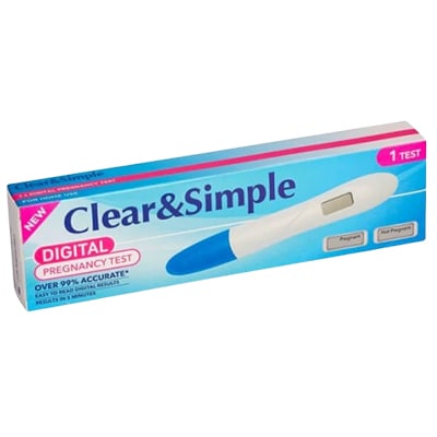 Clear & Simple Digital Pregnancy Tests 2s