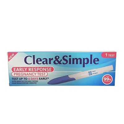 Clear & Simple Early Response Midstream Pregnancy Test