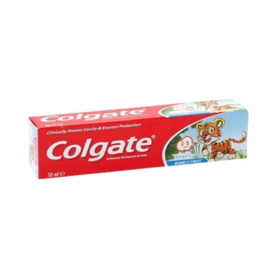 Colgate Tooth Paste (KIDS 2-5 Years) Bubble Fruit 50ml