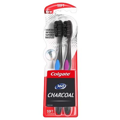 Colgate Tooth Brush (Double Action Charcoal) x 12's