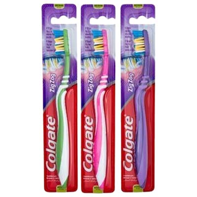 Colgate Tooth Brush (Zig Zag) Medium x 12's