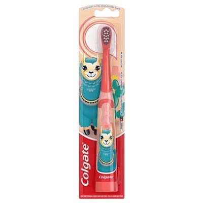 Colgate Battery Tooth Brush Kids Llama Sonic ExtraSoft 1's