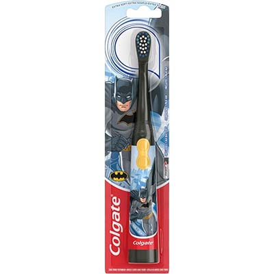 Colgate Battery Tooth Brush Kids Batman Extra Soft x 1's