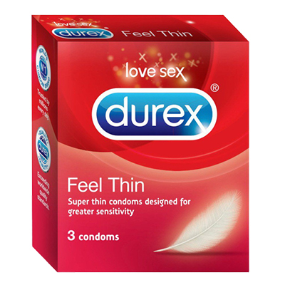 Durex Thin Feel Condoms 3s