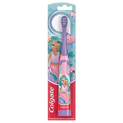 Colgate Battery Tooth Brush Kids Mermaid Soft x 1's