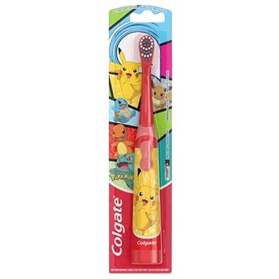 Colgate Battery Tooth Brush Kids Pokemon Soft x 1's