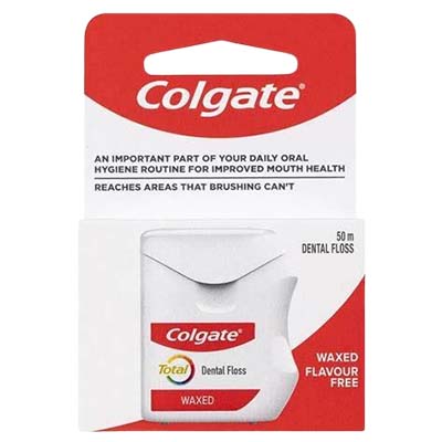 Colgate Total Waxed Dental Floss 50M