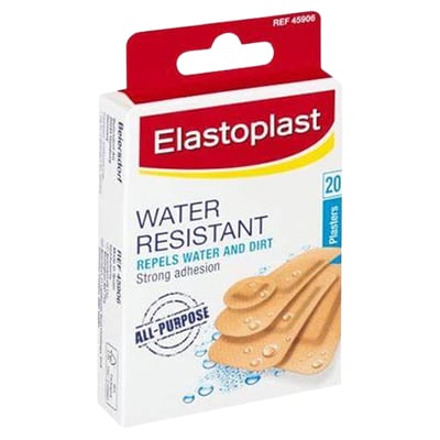 Elastoplast Water Resistant Plasters 20s