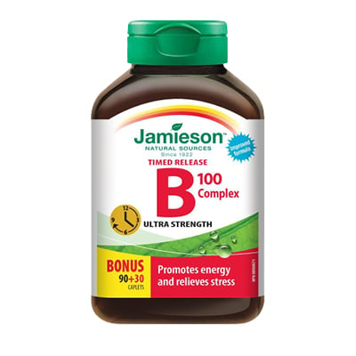 Jamieson Vitamin B Complex 100mg Caplets 60's