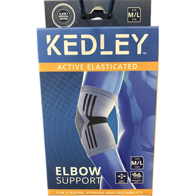 Kedley Elasticated Elbow Support - Small Medium