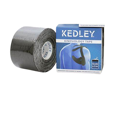 Kedley Kinesiology Tape - Black (5cm X 5m)