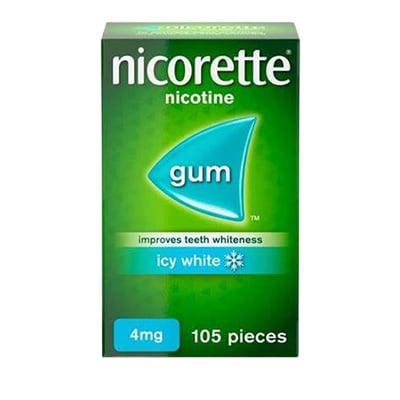 Nicorette Icy White Gum 4mg 105s