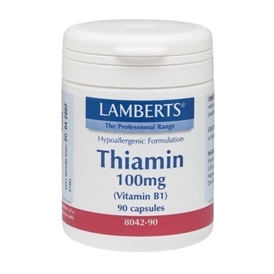 Lamberts Rangel  Vitamin B1 - Thiamin 100mg 90's