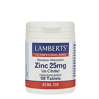 Lamberts Rangel  Zinc Citrate 25mg Tabs 120's