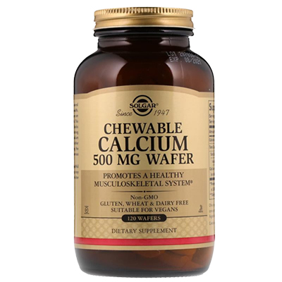 Solgar Calcium Chewable Wafers 500mg 120's