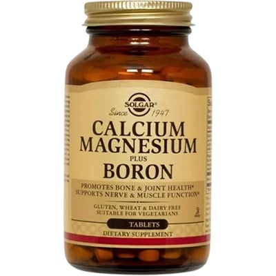 Solgar Calcium Magnesium Plus Boron Tabs 250's