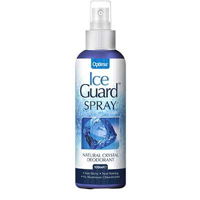 Optima Ice Guard Crystal Deodorant Spray, 100ml