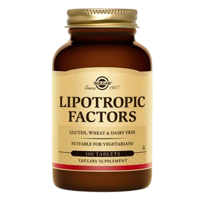 Solgar Lipotropic Factors Tabs 100's