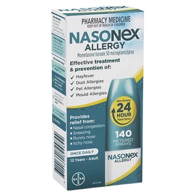 Nasonex Nasal Spray (Alcohol Free) 140 Doses