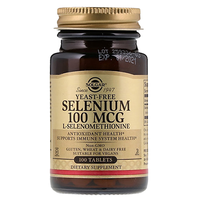 Solgar Selenium Yeast Free 100mcg Tabs 100's