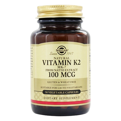 Solgar Vitamin K2 MK7 100mcg Vcaps 50's