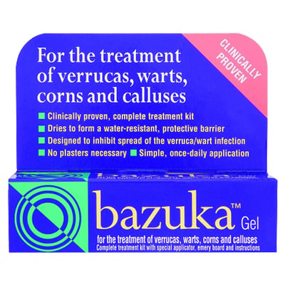 Bazuka Wart Treatment Gel 5g