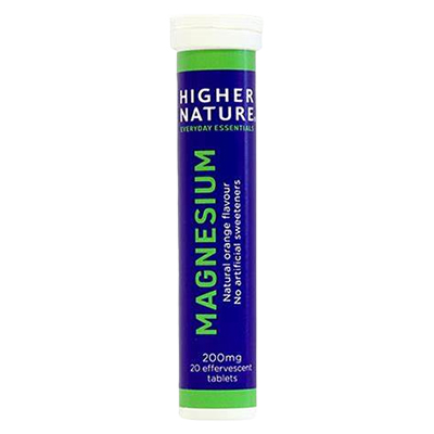 Higher Nature Magnesium Effervescent 200mg Tabs 20's