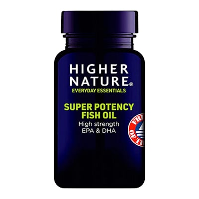 Higher Nature Super Potency Fish Oil 1000mg Caps 30's