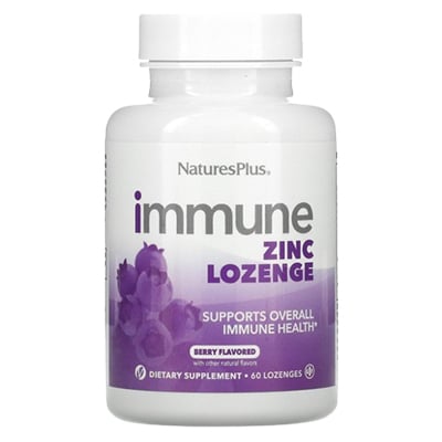 Nature Plus Immune Zinc Lozenges 60's - 5.5mg