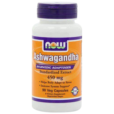 Now Supplements Ashwagandha Extract 450mg Vcaps 90's