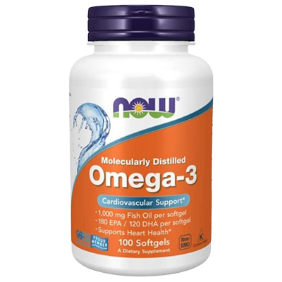 Now Supplements Omega 3 1000mg Caps 100's