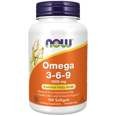 Now Supplements Omega 3-6-9 1000mg Caps 100's