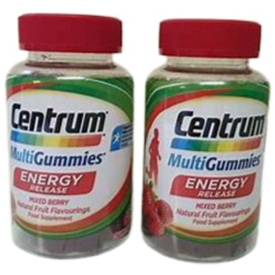 Centrum Multi Gummies Energy Release Mixed Berry 30's