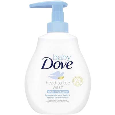 Dove BABY Head-To-Toe Wash 200ml (Rich Moisture)