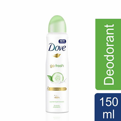 Dove Deodorant Spray-Cucumber and Green Tea 150ml