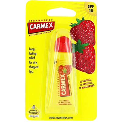 Carmex Lipbalm SPF15 (Tube) 10gms (Strawberry)