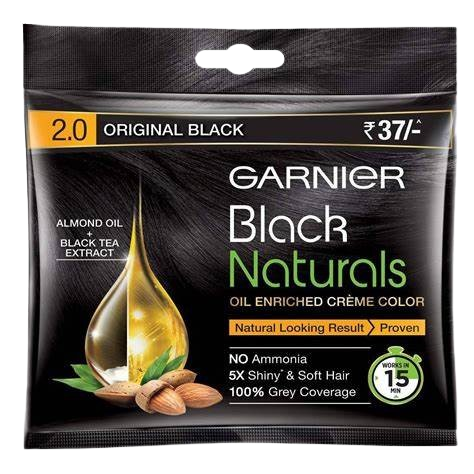 Garnier B/Naturals Cream Colour Sachet #2 (Orig.Black) 20ml