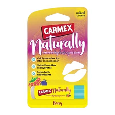 Carmex Lipbalm Naturally (Stick) 4.25gms (Berry)