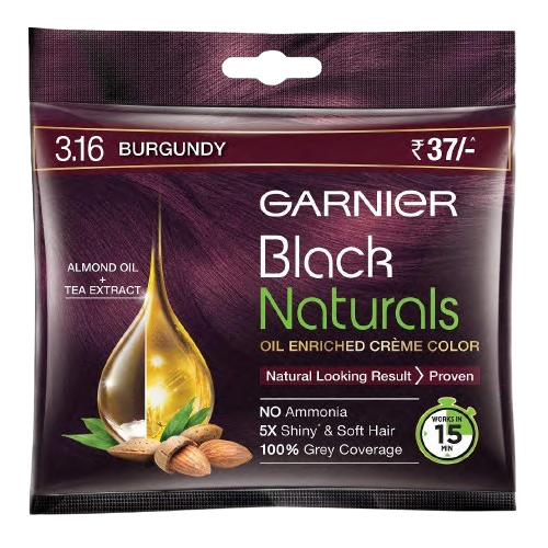 Garnier B/Naturals Cream Colour Sachet #3.16(N. Burgundy) 20ML