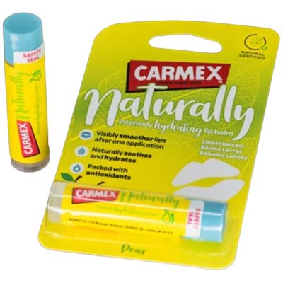 Carmex Lipbalm Naturally (Stick) 4.25gms (Pear)