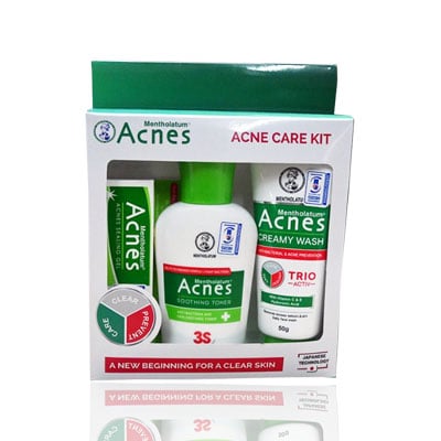 Acnes Treatment With Mentholatum Acnes Set