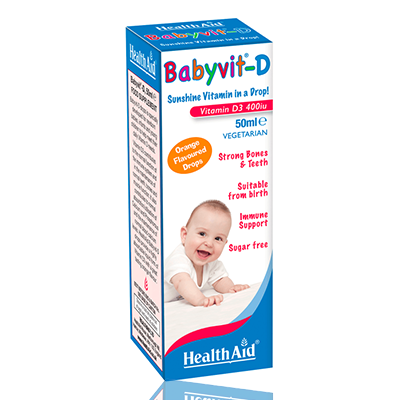 HealthAid Babyvit - D 400iu Drops - 50ml