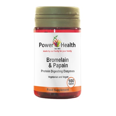 Power Health Bromelain & Papain 100's