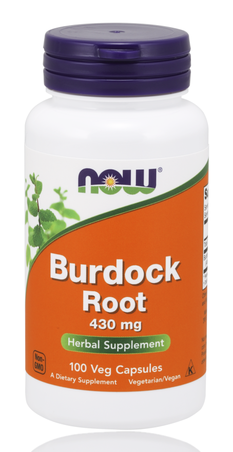 Now Burdock Root Caps 100's.