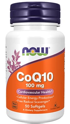 Now COQ10 100mg Caps 50's.