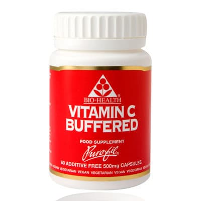 Bio-Health Vitamin C Buffered - 500mg 60 Capsules.