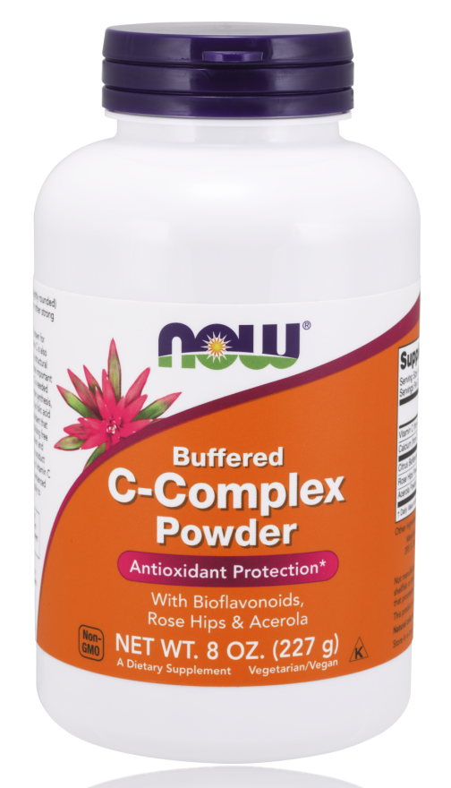 Now C Complex Powder 227gm - Buffered with Bioflavonoids.