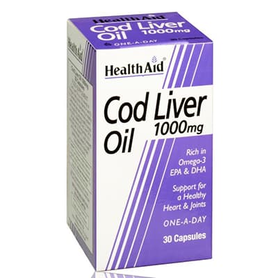 HealthAid Cod Liver Oil 1000mg 30's